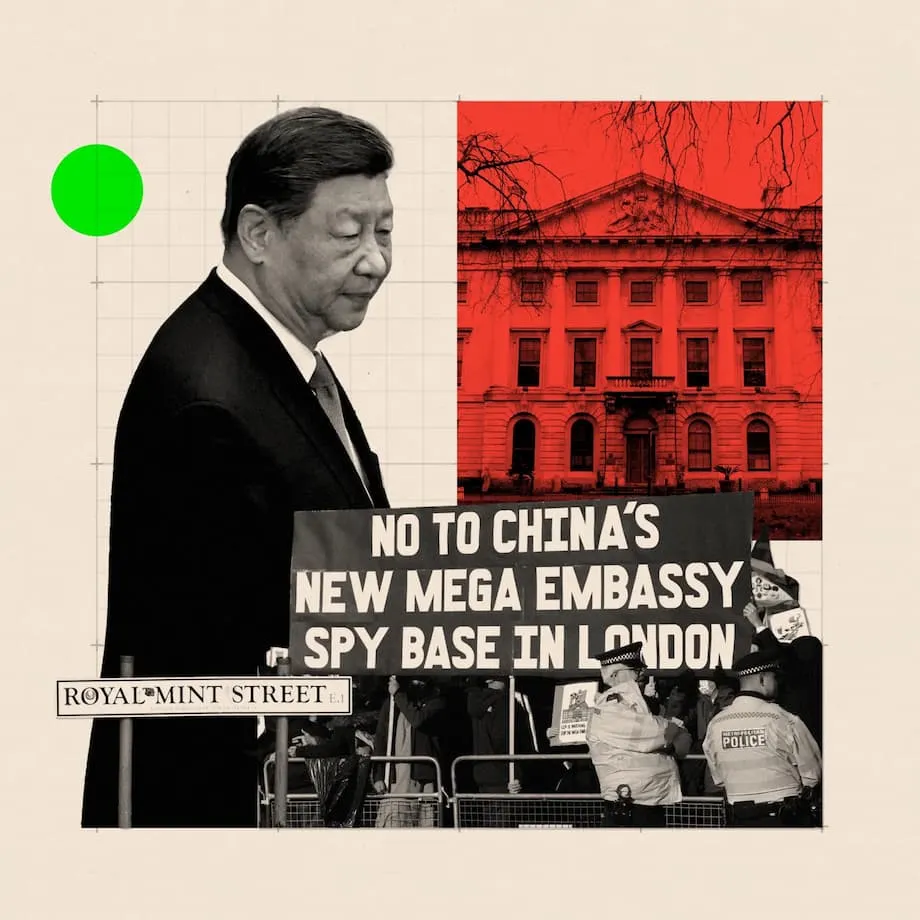 A Mega-Embaixada da China em Londres: Medos de Segurança, Protestos e o Ponto de Estrangulamento Geopolítico