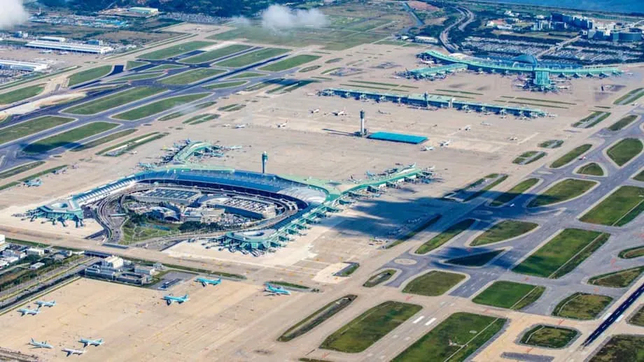 Aeroporto Internacional de Incheon Alça-se ao 3.º Mais Movimentado do Mundo em Passageiros Internacionais em 2024