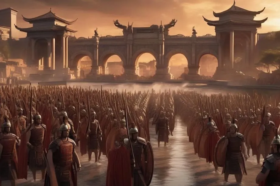 Comparando as Histórias Divergentes da Antiga Roma e da China