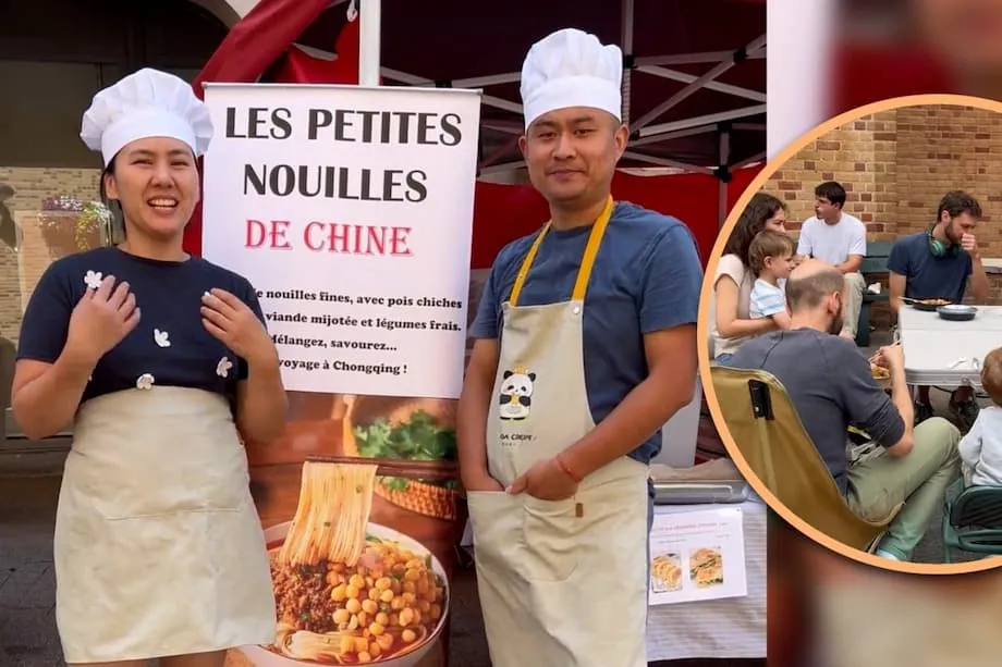 Dos Laboratórios de Solo aos Mercados de Rua: Doutor Chinês e Esposa Transformam Noodles de Chongqing num Êxito Belga