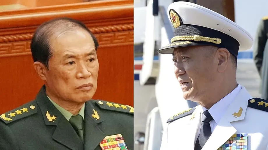 China afasta os generais de topo He Weidong e Miao Hua enquanto Xi reforça o controlo