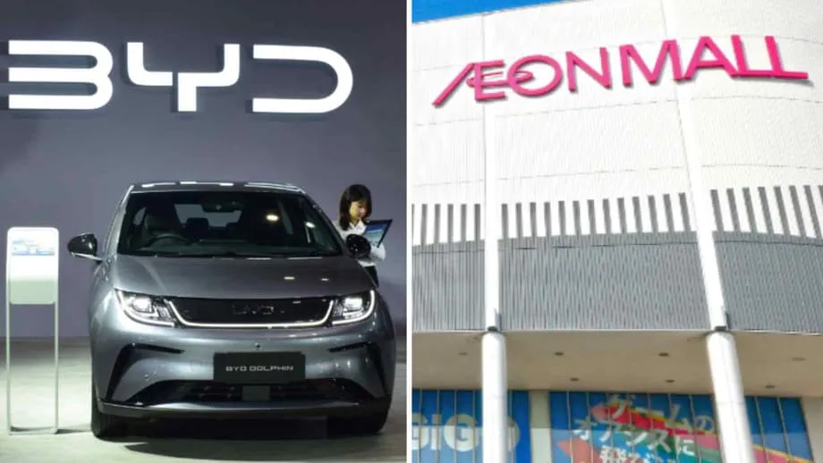BYD alia-se à Aeon para vender VE acessíveis no Japão