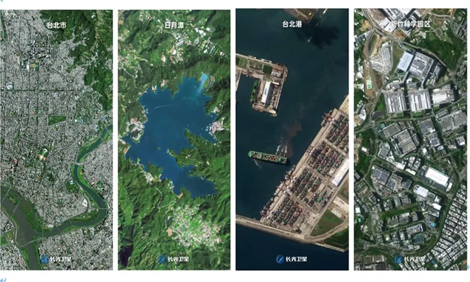 Imagens de Taiwan captadas pelo Jilin-1 conjugam demonstração tecnológica e mensagem estratégica
