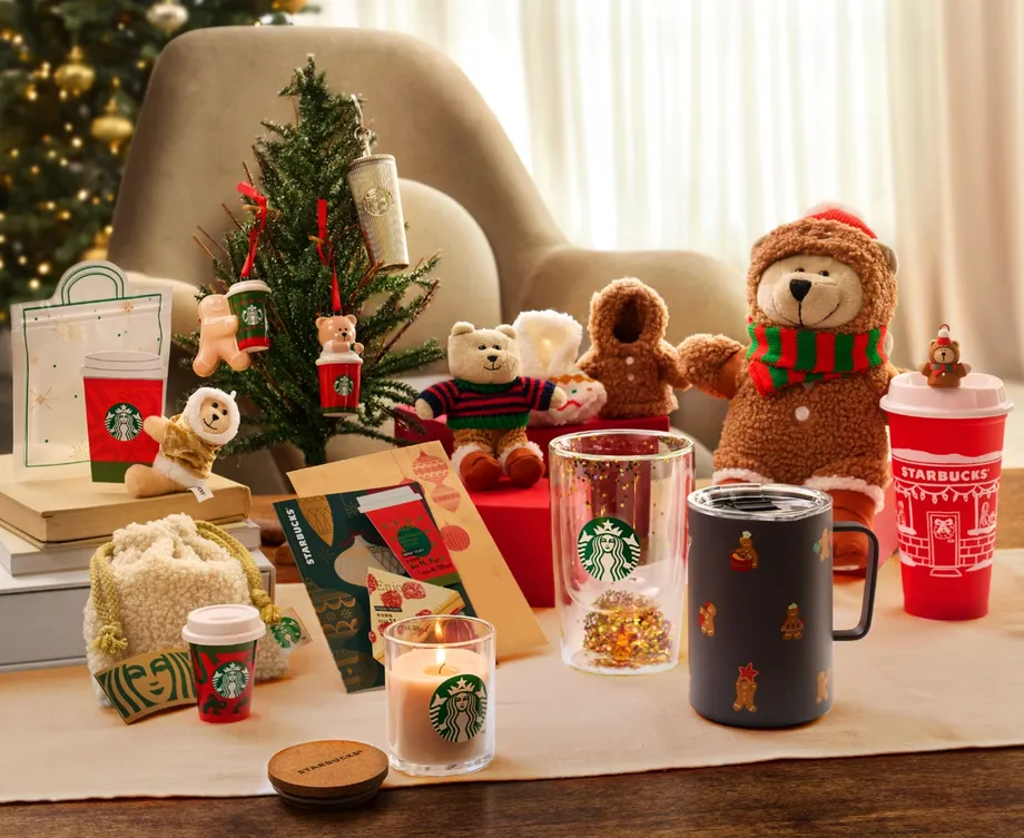 Velas estreiam-se com a Starbucks Japão a lançar artigos e copos de Natal 2025