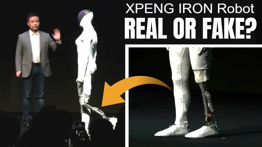O humanoid Xpeng IRON caminha como uma pessoa e chega às lojas em 2026