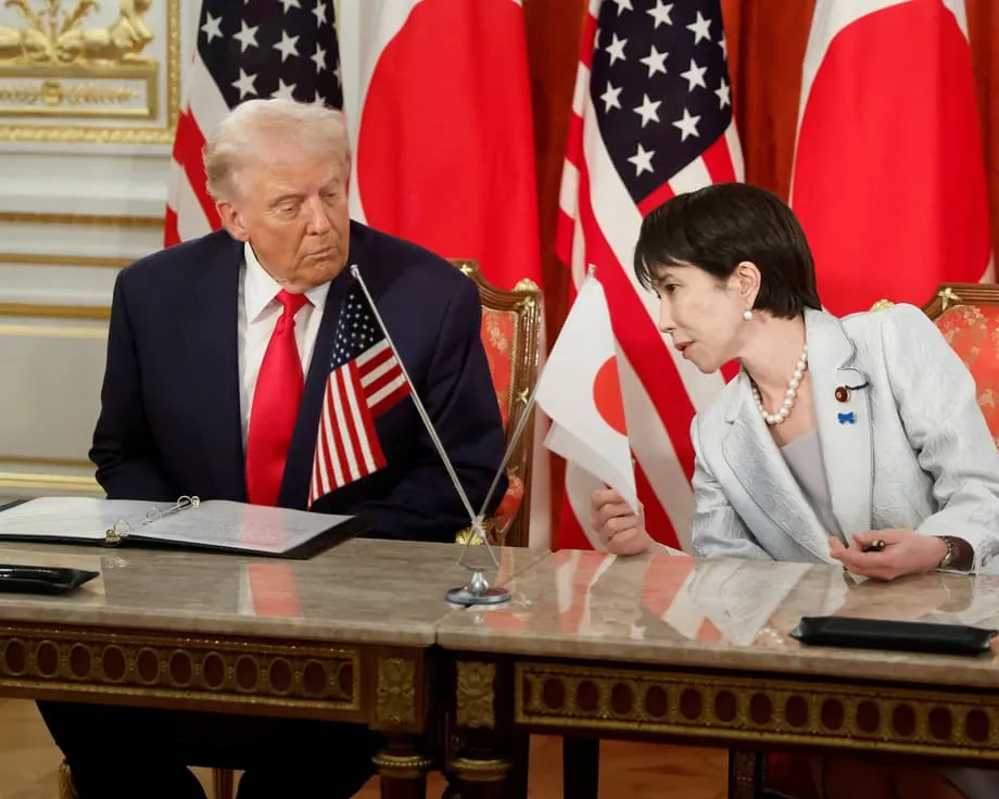 Trump insta primeira-ministra japonesa Takaichi a acalmar disputa com a China sobre Taiwan