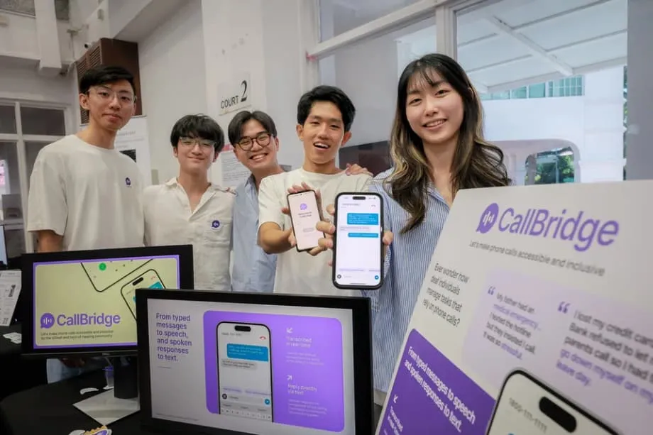 Aplicação de Singapura CallBridge Permite a Pessoas Surdas Fazer e Receber Chamadas