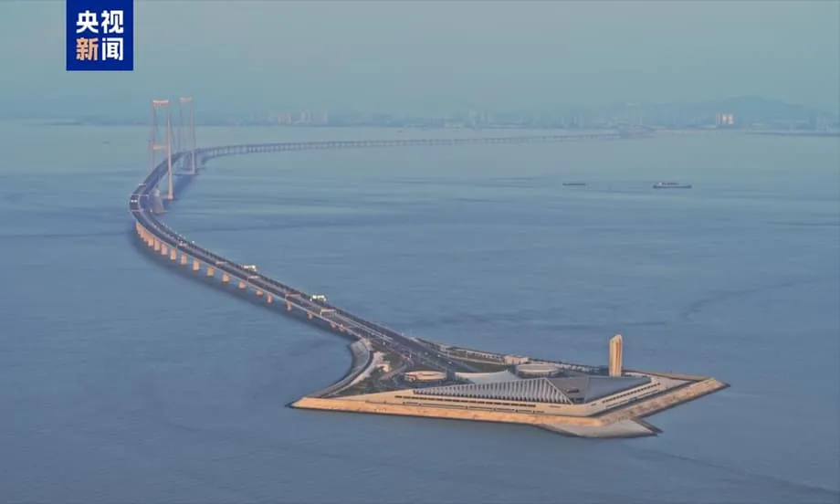 A Ilha Artificial da Ligação Shenzhen-Zhongshan abre como destino turístico de excelência