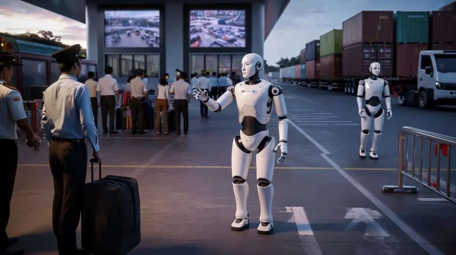 China coloca robôs humanoides na fronteira com o Vietname em experiência de segurança de alta tecnologia