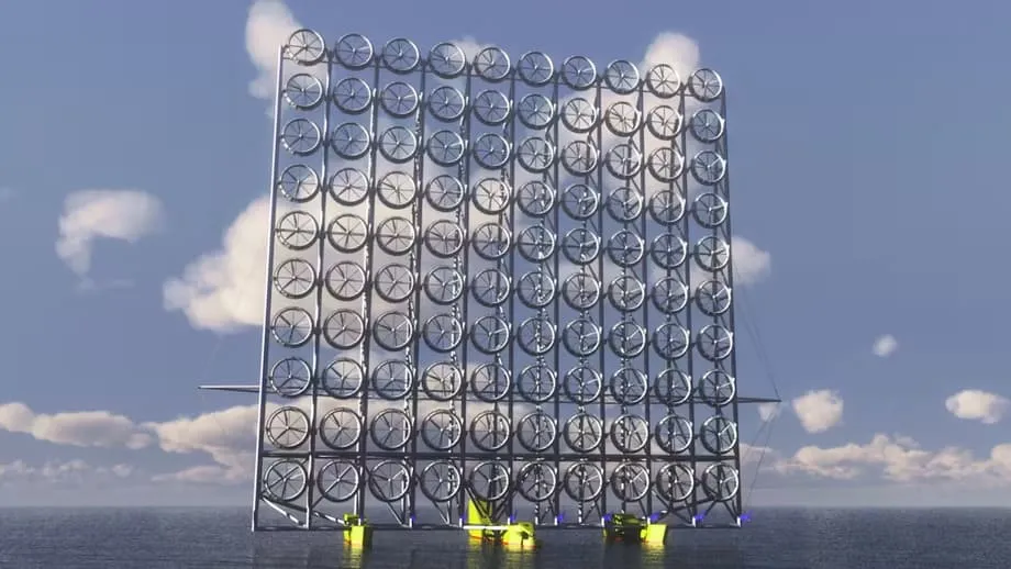 Tecnologia revolucionária de parede de turbinas eólicas do Japão prestes a triplicar a produção de energia oceânica