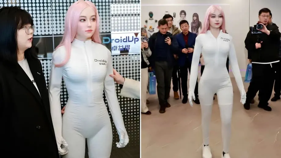 Startup de Xangai DroidUp apresenta Moya, um robô humanoide de 173 000 dólares que anda, sorri e é quente ao toque