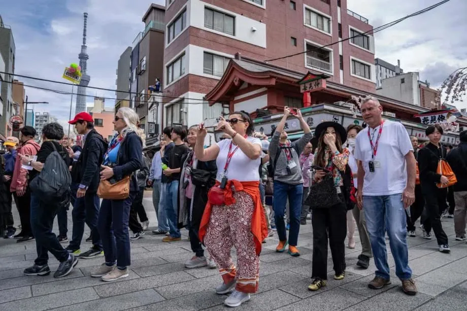 Turismo no Japão atinge recorde em março apesar do atrito com a China e da guerra no Irão