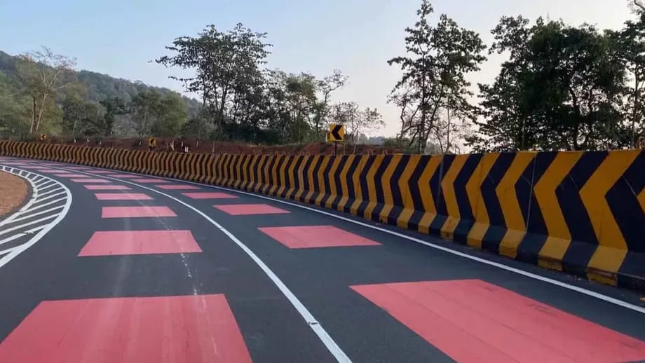 A primeira 'estrada vermelha' da Índia pretende salvar a vida selvagem através do desenho, não da fiscalização