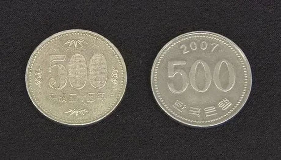Japão assiste a aumento de moedas sul-coreanas de 500 won passadas como 500 ienes, a pressionar pequenas lojas