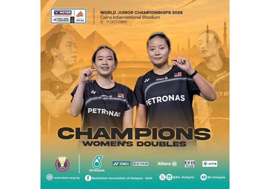 Low Zi Yu and Genevie Lim Win Malaysia's First World Junior Girls' Doubles Crown