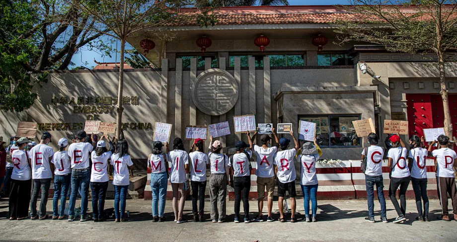 China Courts Myanmar Parties as US Talks Add to Battle for Influence